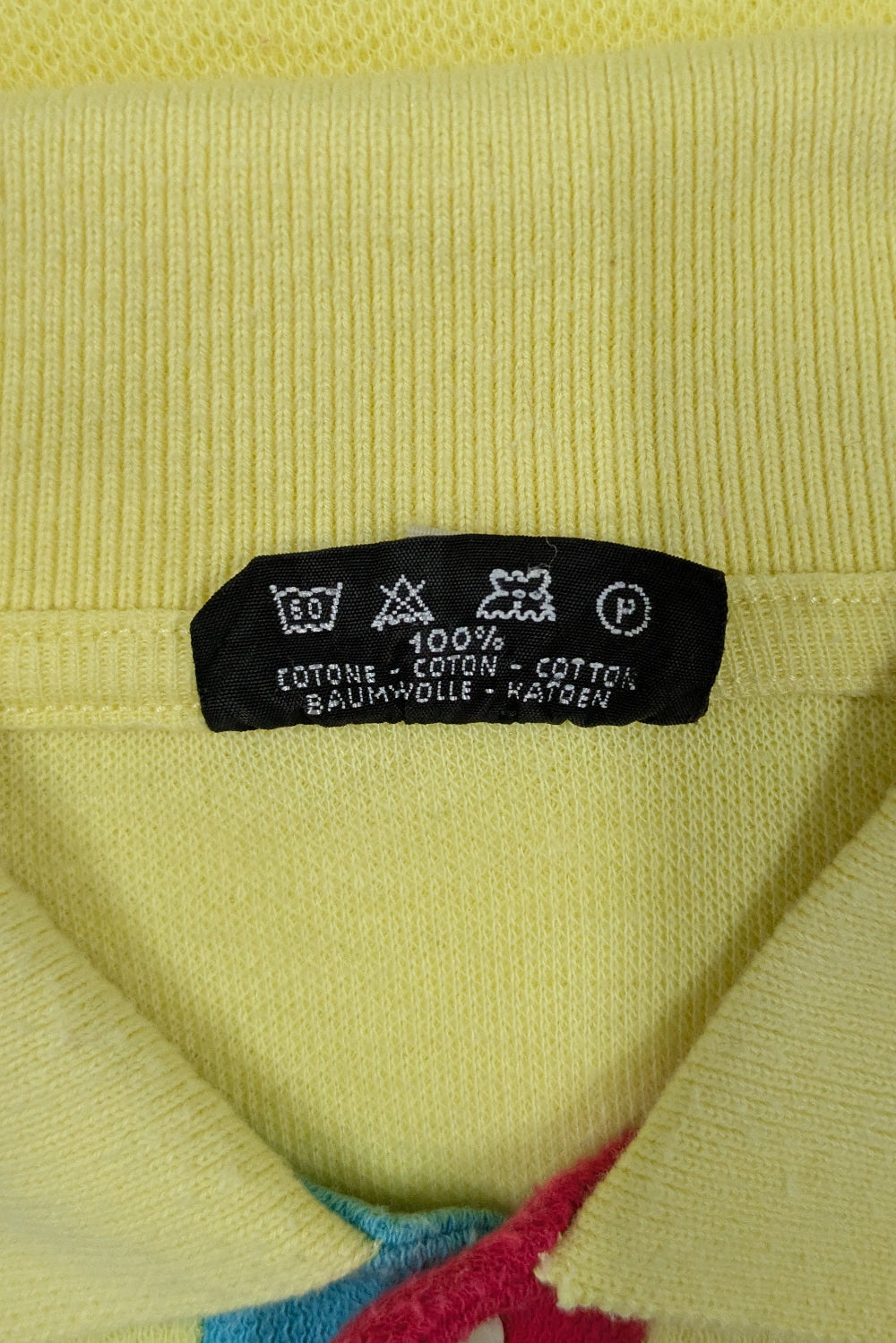 vintageyellowpolotag