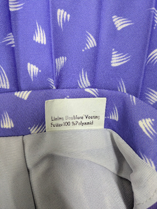 70's-80's Blue Violet Two-Piece Set