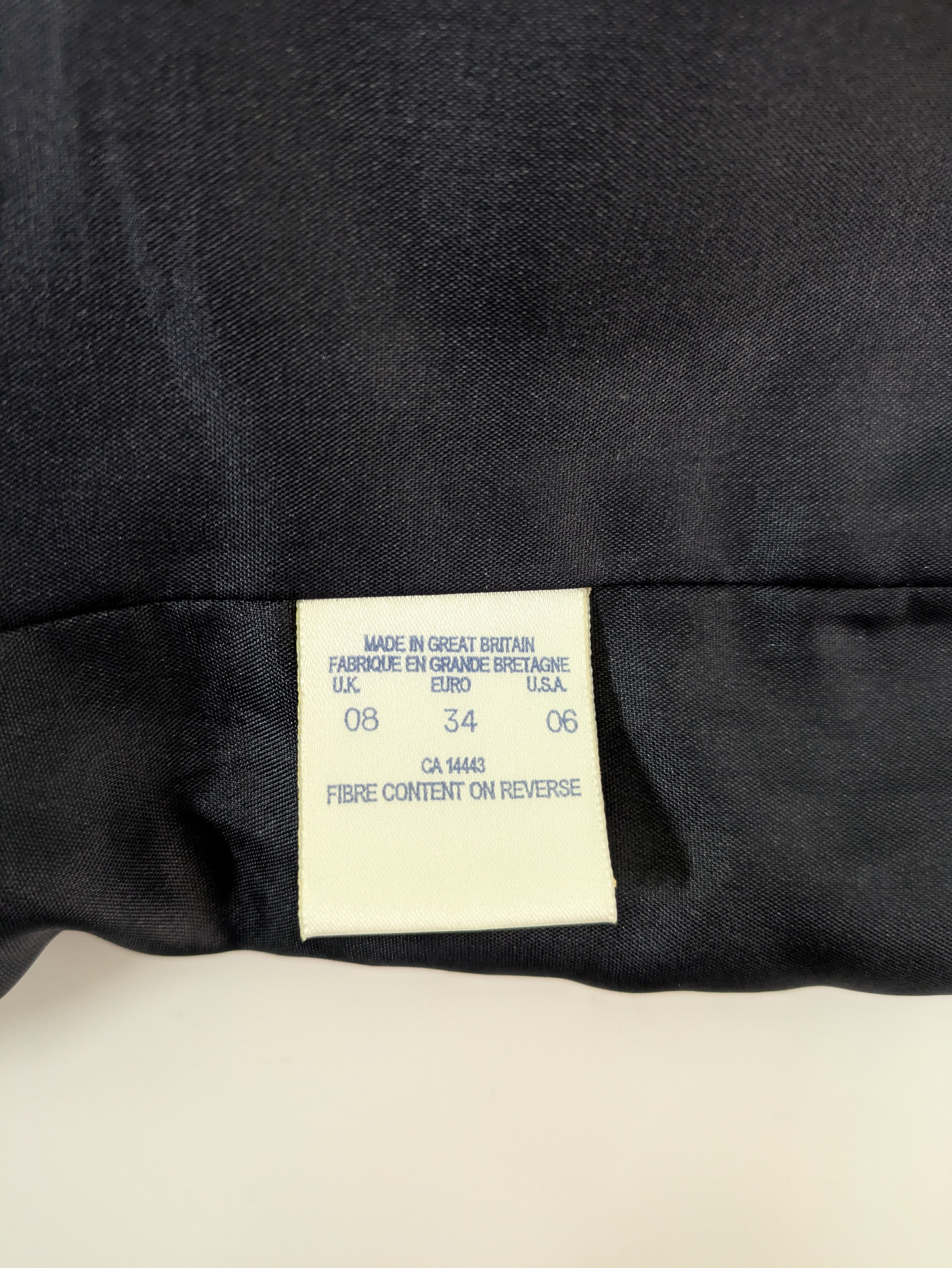80s ALEXON Polka Dot Half Sleeve Jacket Navy