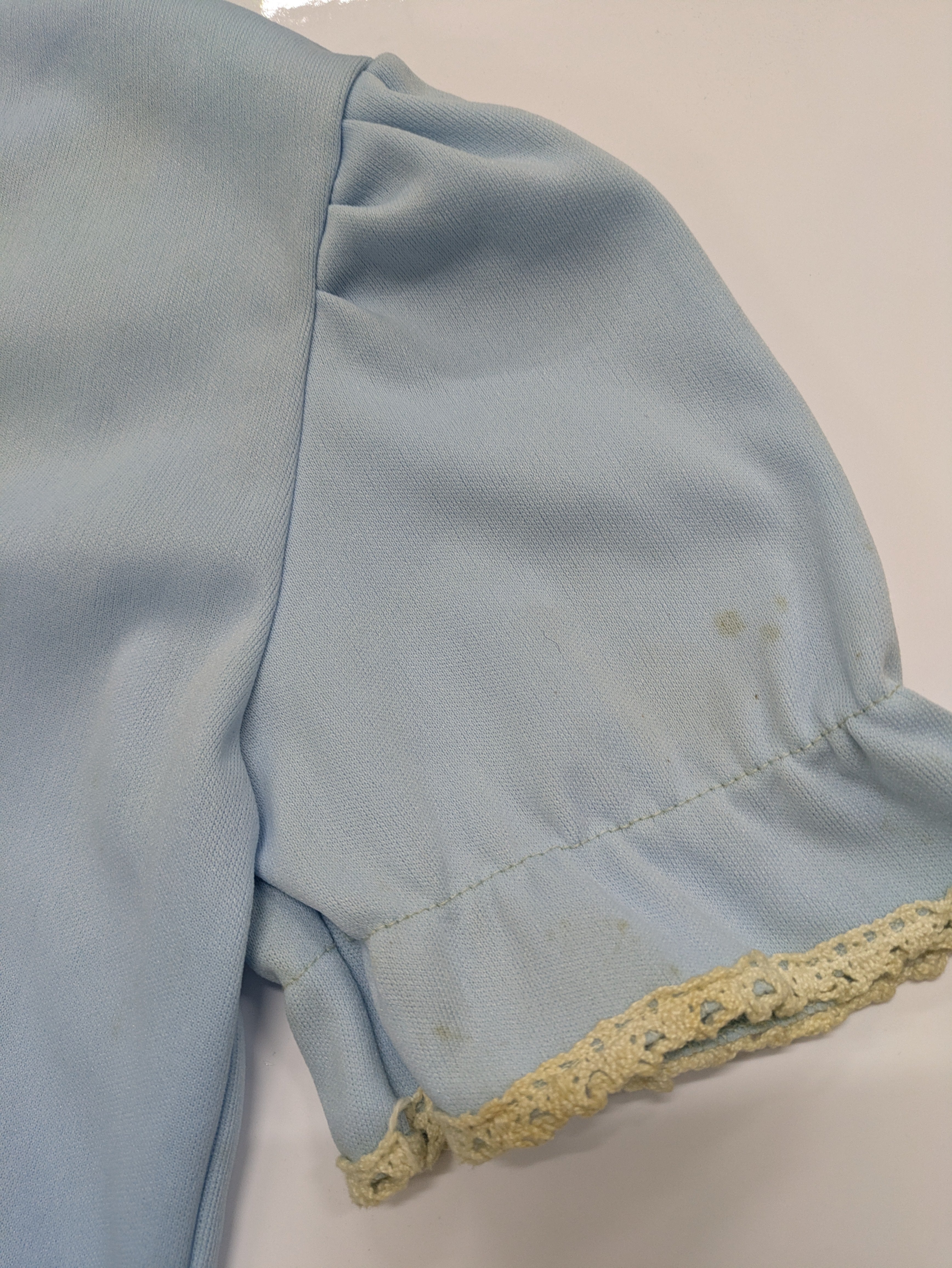 60's-70's Vintage Dress Light Blue