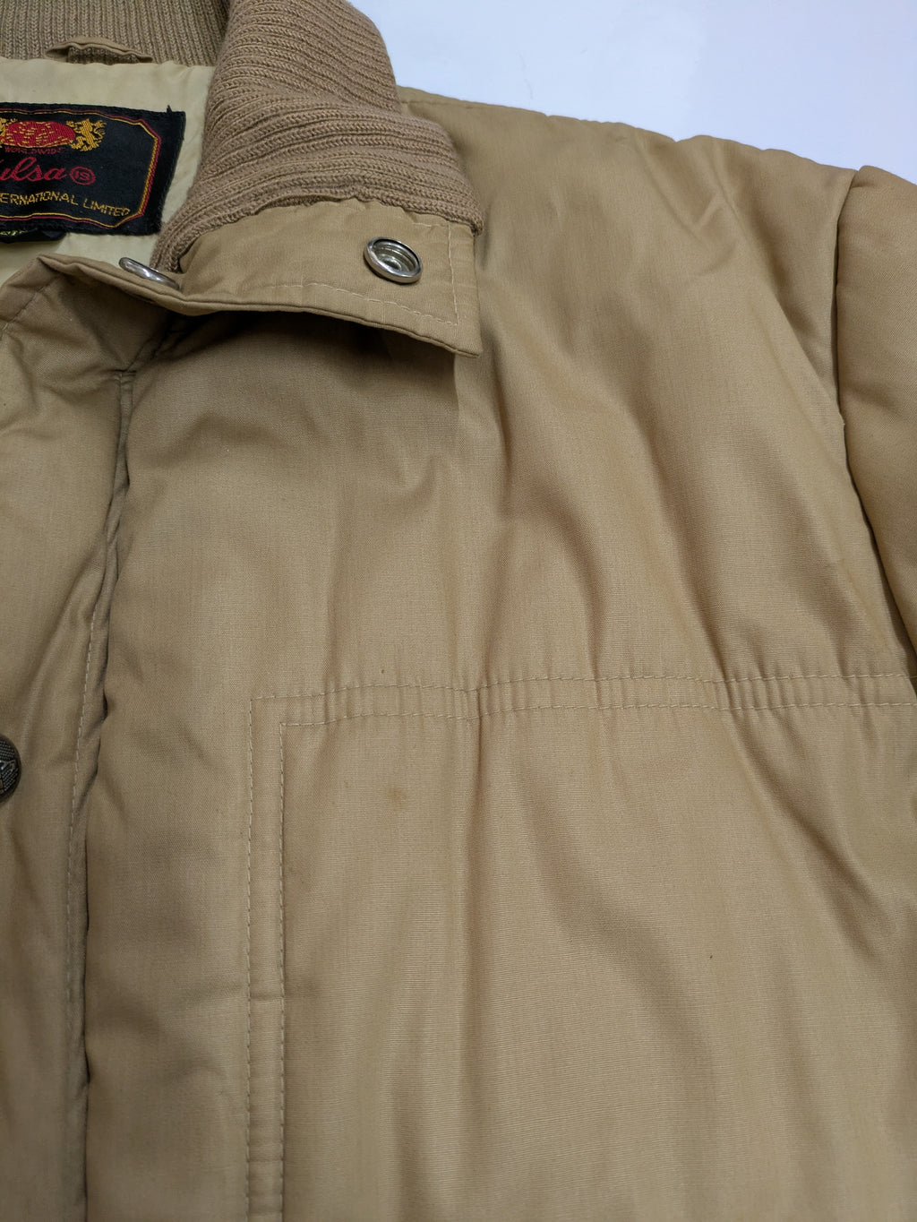 80's Julsa Vintage Bomber Jacket Beige