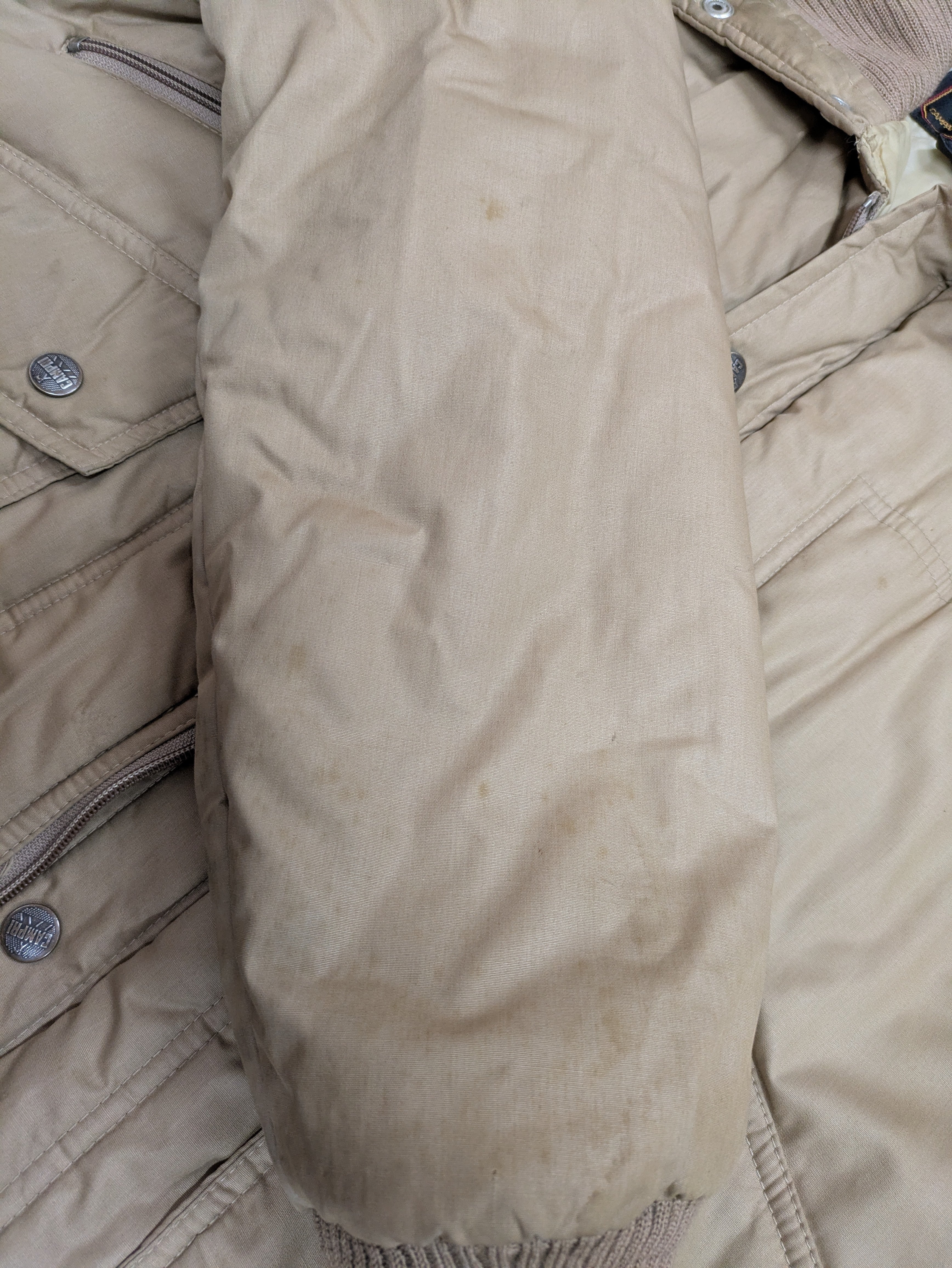 80's Julsa Vintage Bomber Jacket Beige