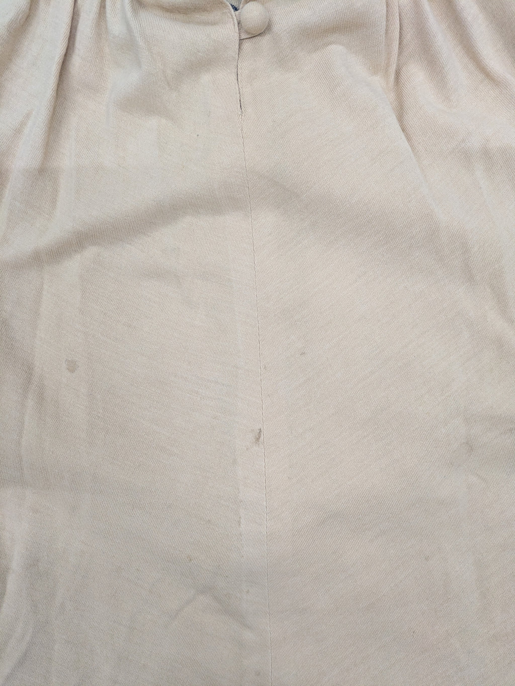 70's David Silverman Afghan Style Dress Beige