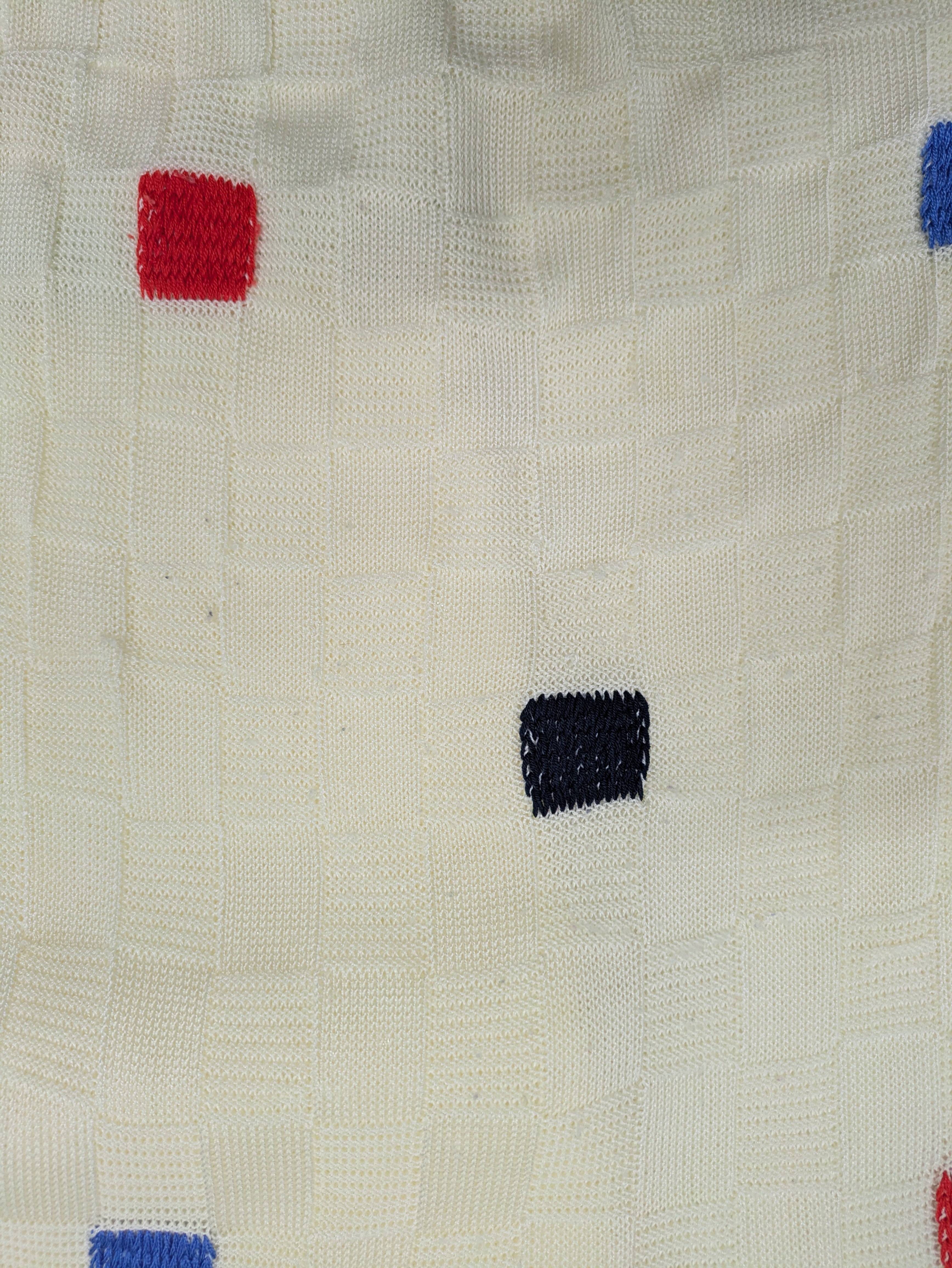 Vintage Openwork Knit White