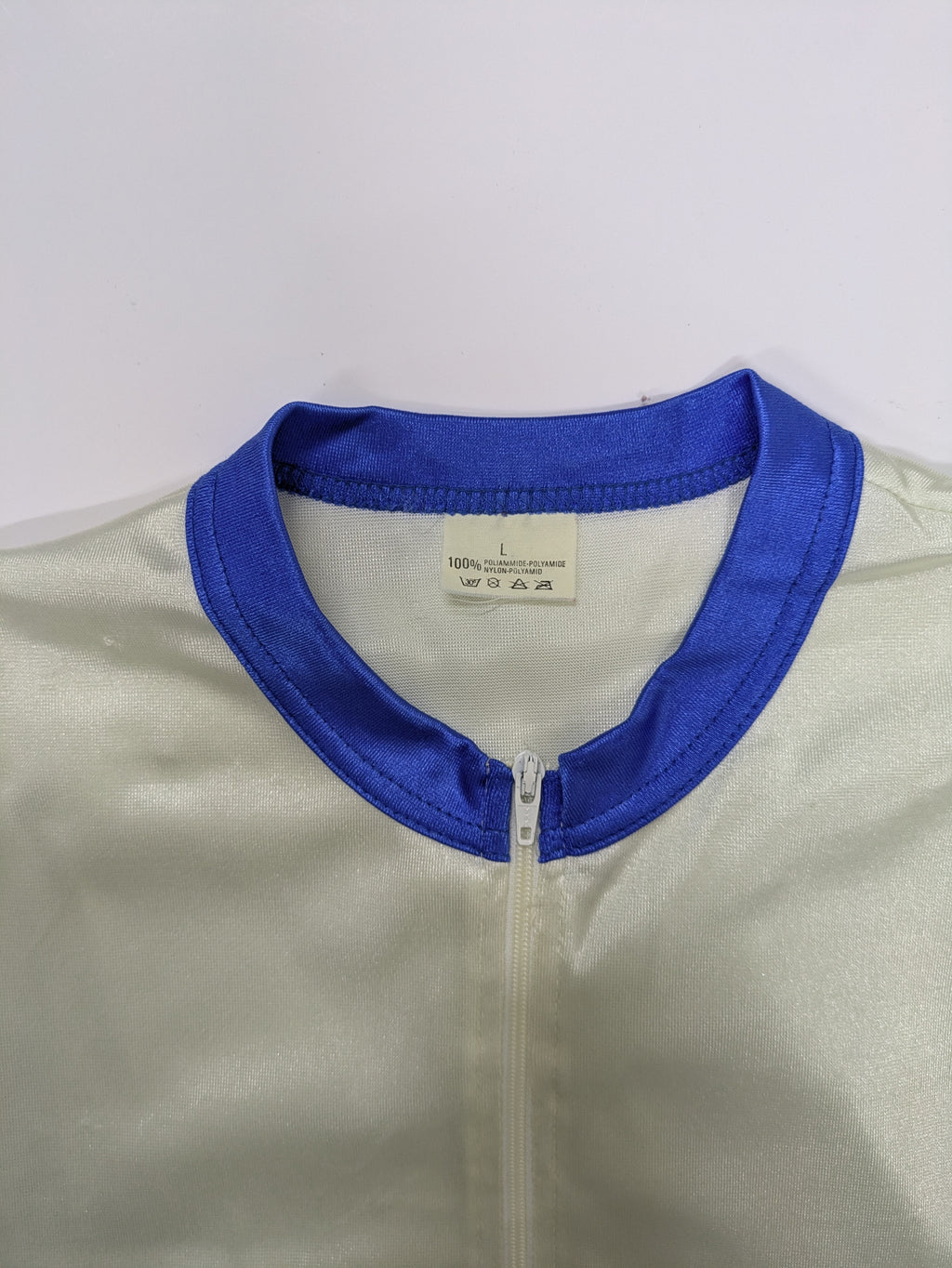 Vintage Zip-up Tops White