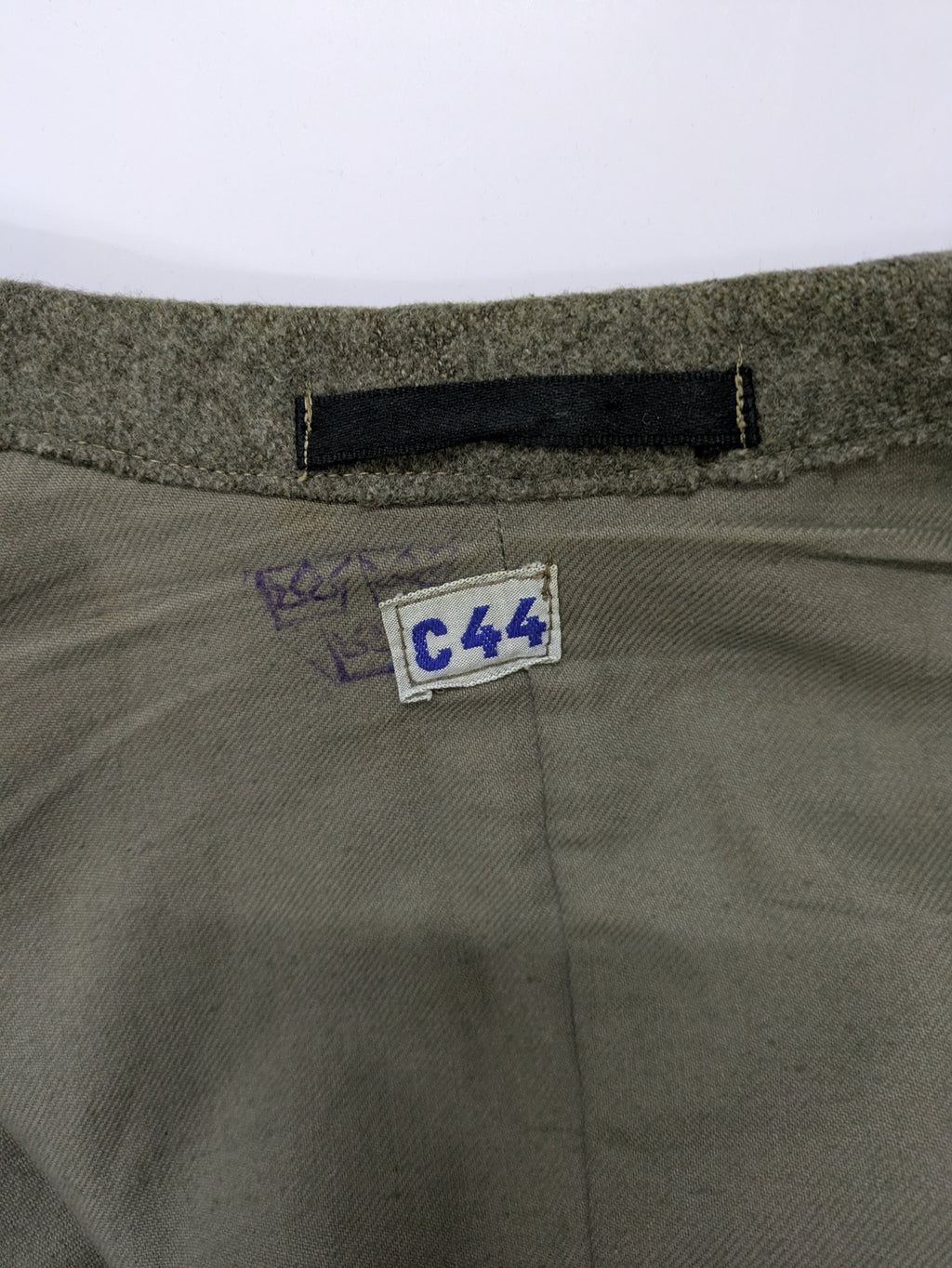 60's-70's Swedish Military Wool Jacket Khaki/Gray