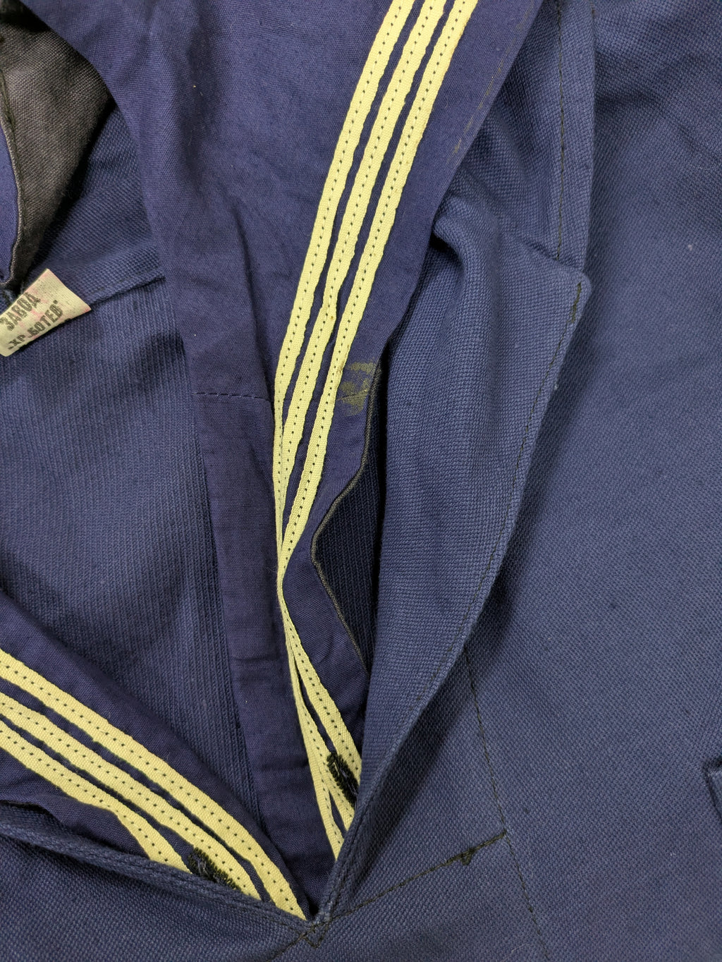 Vintage Bulgarian Navy Sailor Shirt Blue/Navy