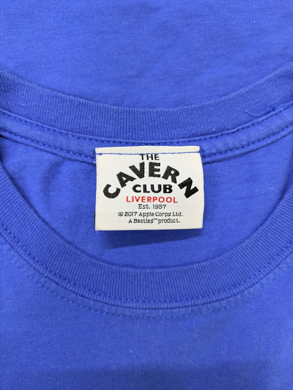 Vintage Cavern Club Beatles T-Shirt Blue