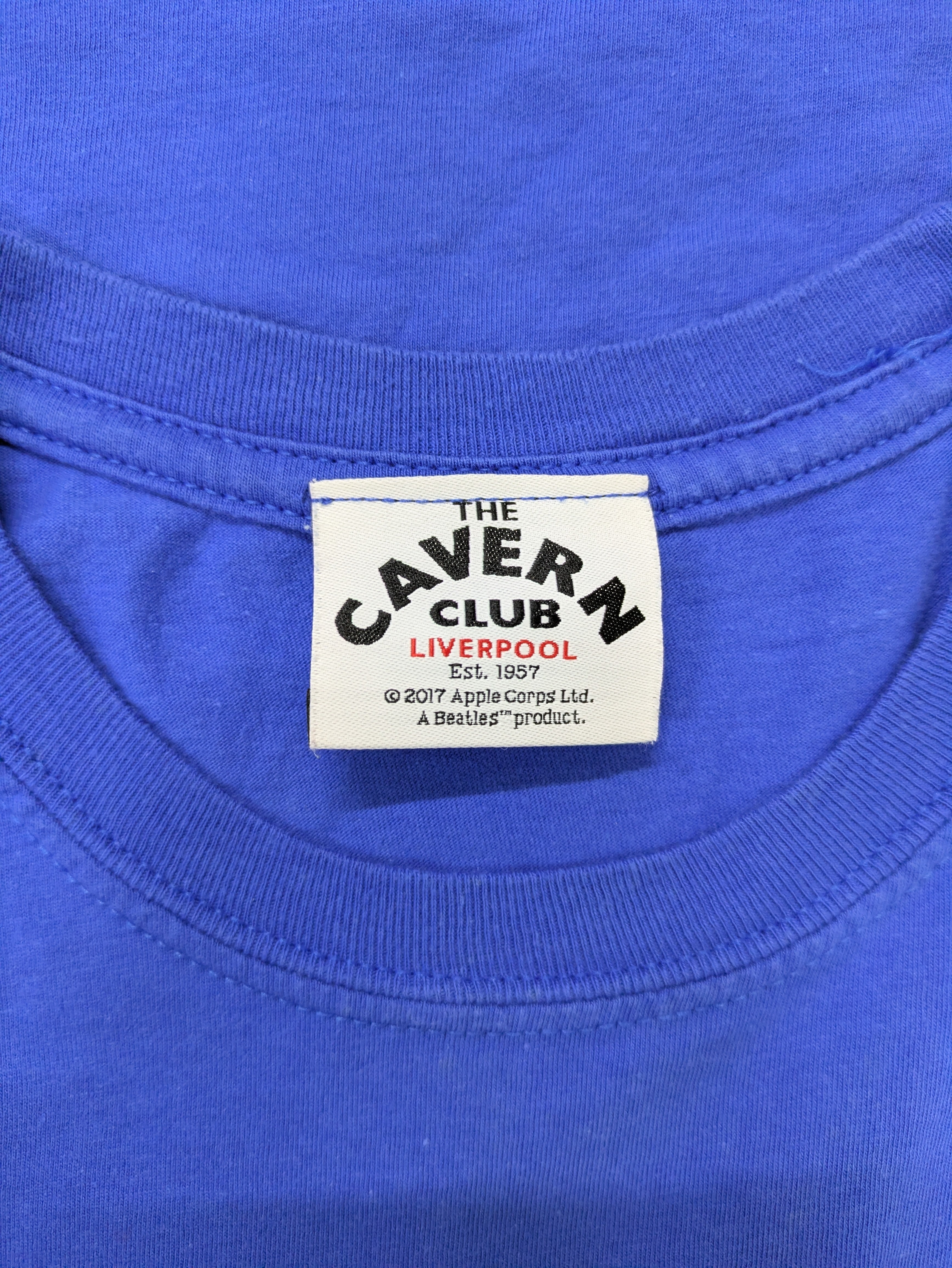 Vintage Cavern Club Beatles T-Shirt Blue