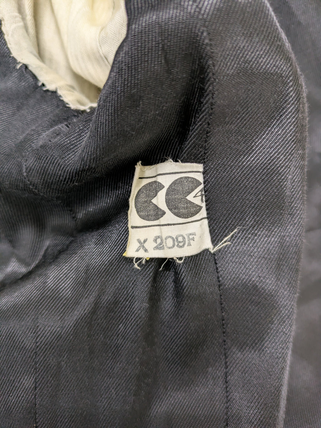 40's CC41 GlanSon Tuxedo Jacket Black