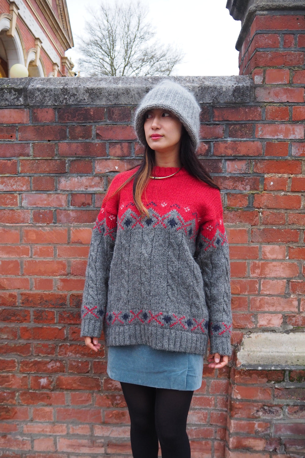 80s Vintage British Knitwear - St Michaels Pure Wool Sweater