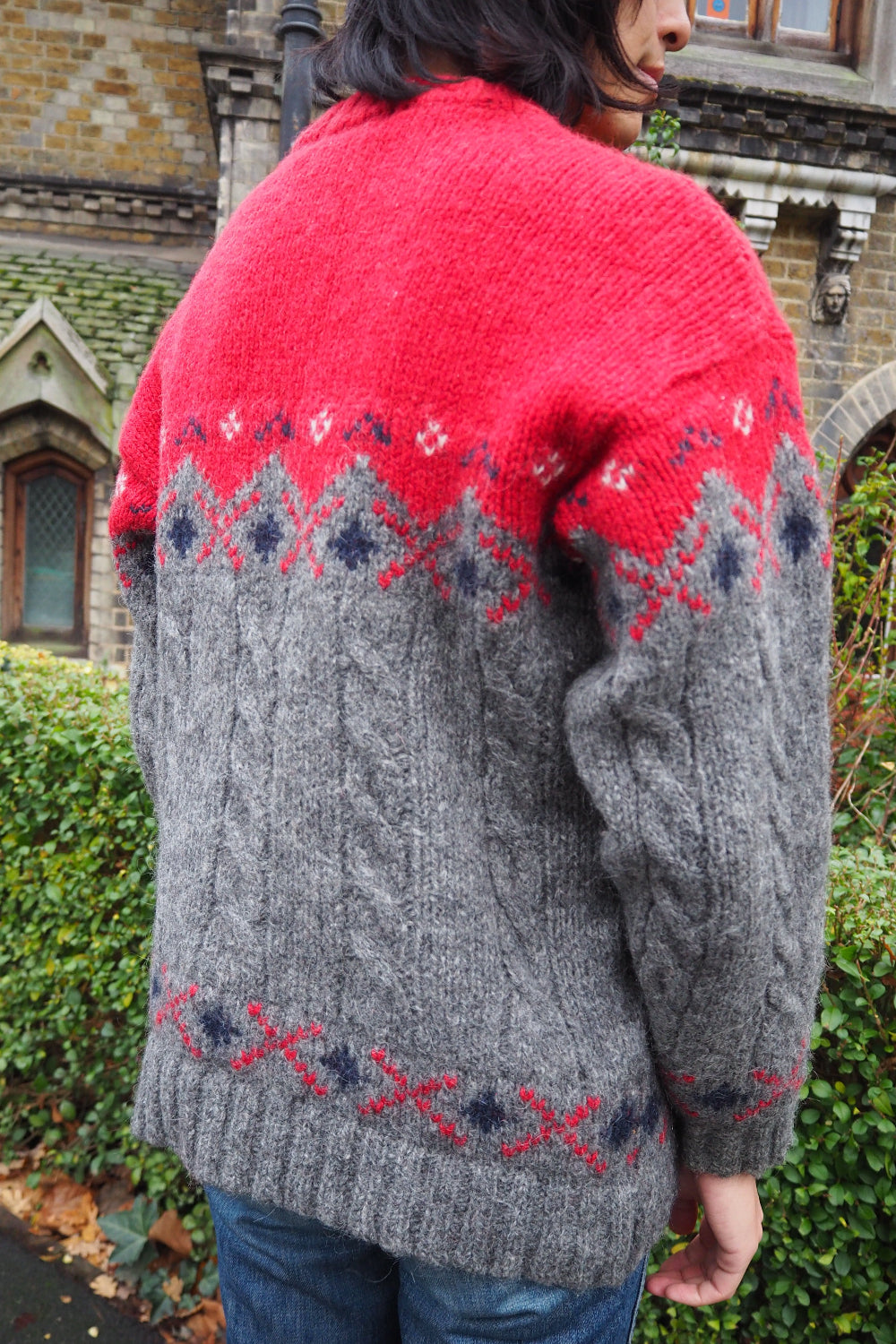 80s Vintage British Knitwear - St Michaels Pure Wool Sweater