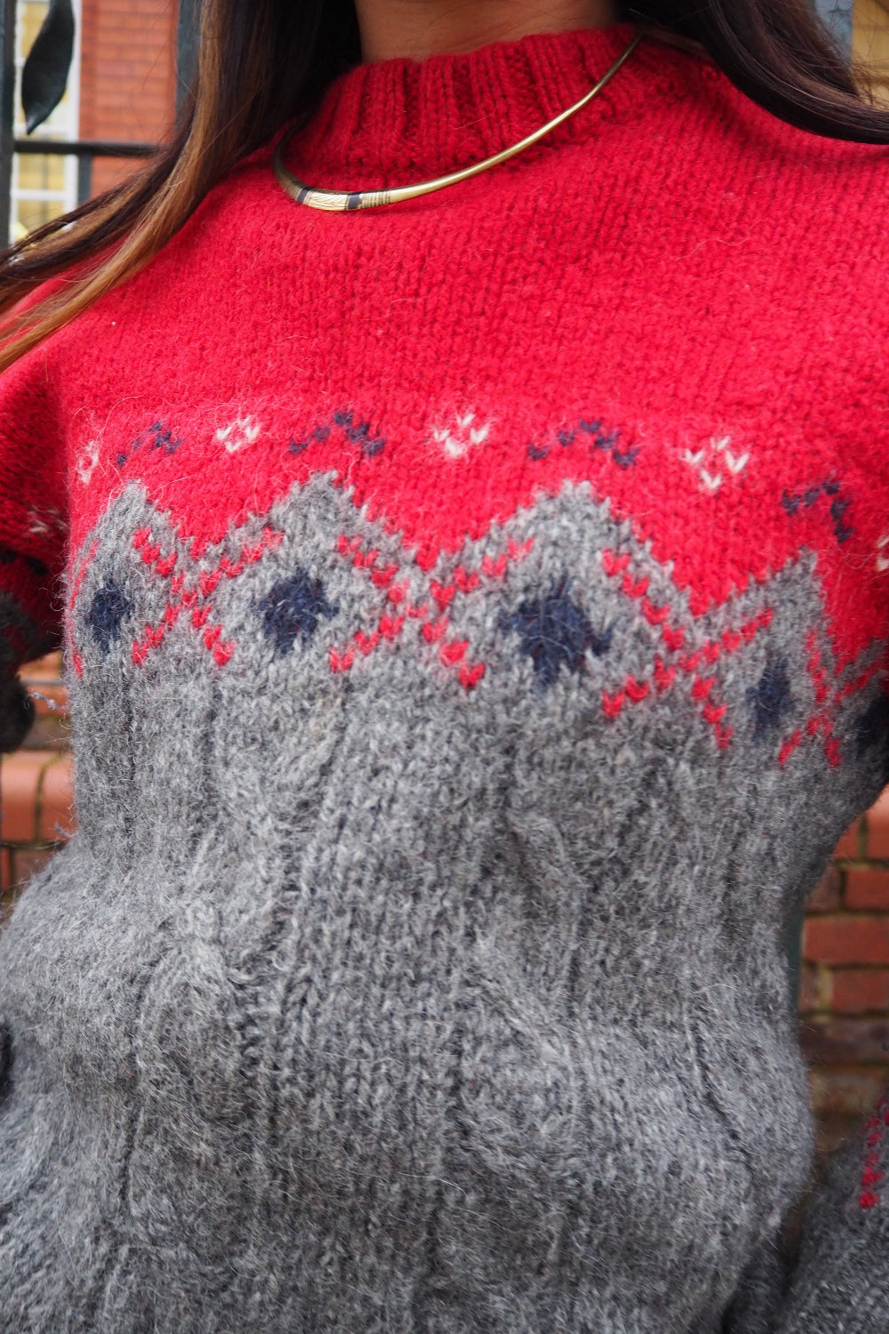 80s Vintage British Knitwear - St Michaels Pure Wool Sweater