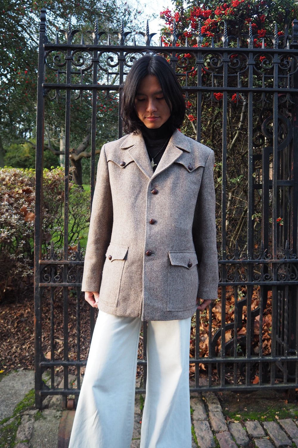 70's St Michaels Wool Jacket|Vintage Safari-Style Wool Jacket