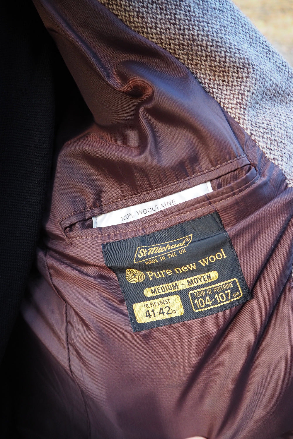 70's St Michaels Wool Jacket|Vintage Safari-Style Wool Jacket