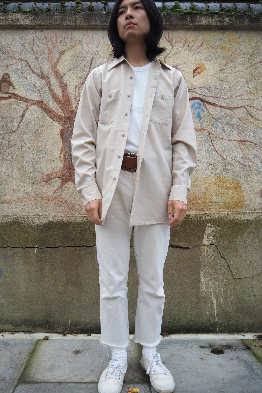 70's Dead Stock Red Cap Worker Shirts