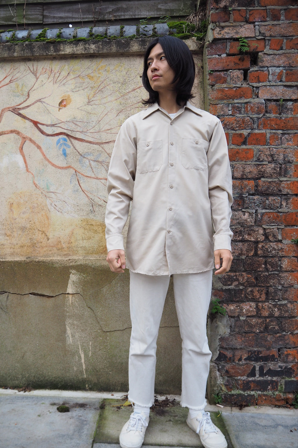 70's Dead Stock Red Cap Worker Shirts