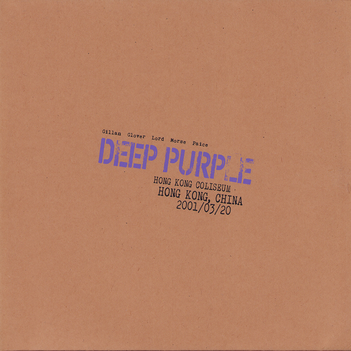 LIVE IN HONG KONG 2001|DEEP PURPLE