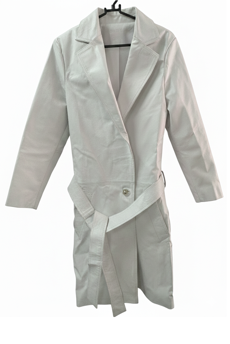 60's White Fake Leather Coat London Vintage | Yé-Yé Girl Style